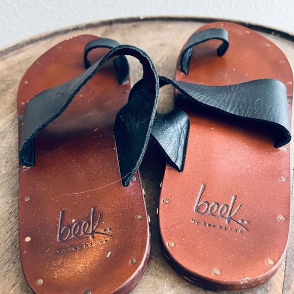 beek Black and Brown Sandals - Picture 7 of 10